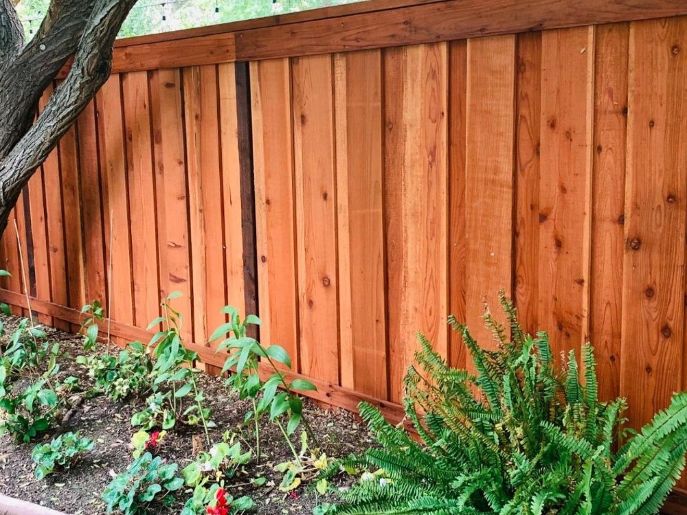 Pre-Stained Wood Fence in Nashville, Tennessee