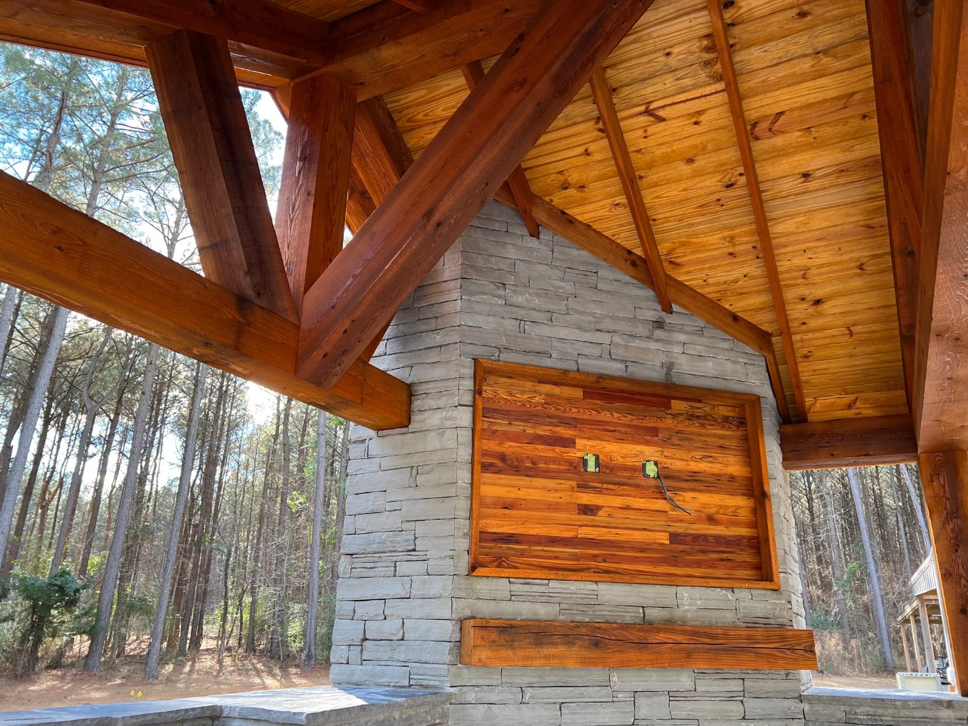 Pre-Stained Outdoor Wood Structure in Nashville, Tennessee