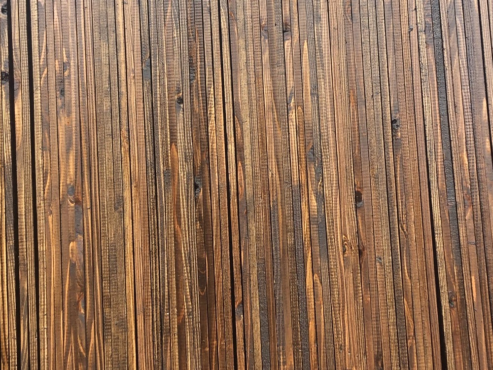 Pre-Stained Wood Drip Drying