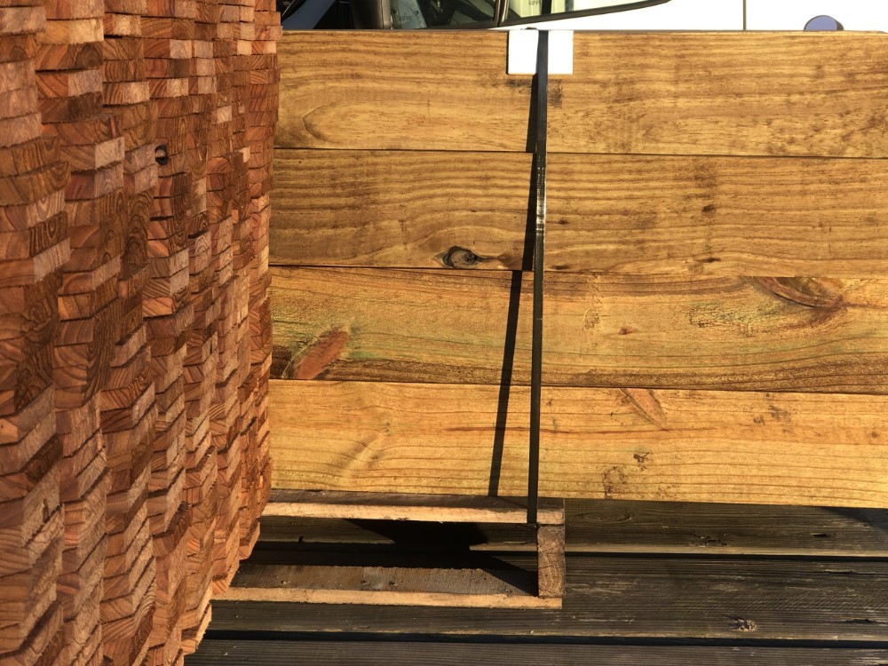 Pre-Stained Wood Fence Package